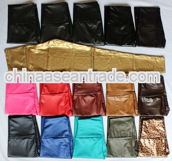 XH-0123-12colourful faux leather legging wear