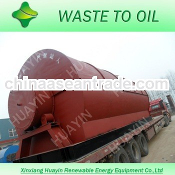 XINXIANG HUAYIN Waste Tire Pyrolysis To Fuel Oil For Heating Boiler With Q345R Steel Reactor