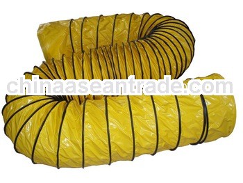Yellow flexible ventilating duct