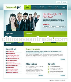 Yellow page website, job portal website design