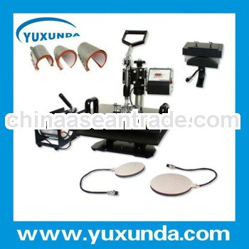 Yuxunda Cheap and easy operate high quality 8 in 1 combo heat press machine, 8 in 1 sublimation mach