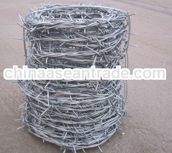 Zinc Coated Barbed Wire(ISO9001)