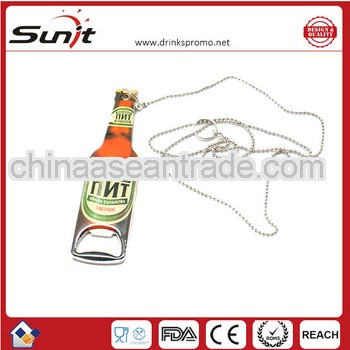 Zinc alloy customised beer bottle opener