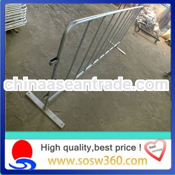 (10 years experience)Temporary Barricade/Galvanized Round Tube Crowd Control Barricade