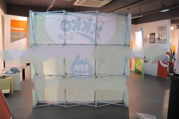 (E09A02) Folding Fabric pop up,pop up banner,pop up advertising