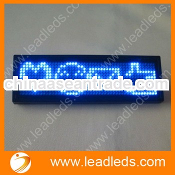 (Jingzhi manufacturer)Top quality 12x48 pixels usb programme led name badges cheap