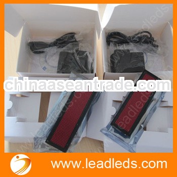 (Jingzhi manufacturer)programmable LED name badge on clothes/t-shirt for promotion