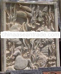 wall decoration - panel - fish