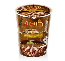 MAMA INSTANT CUP WHOLE WHEAT NOODLES PORK FLAVOUR WITH BLACK PEPPER