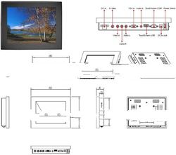 8'' Industrial Chassis Monitor