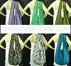 Thai Monk Buddha Floral Sling Crossbody Bag