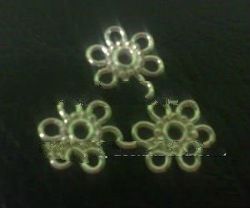 CNFMN10 - 925 Sterling Silver Flower Connector