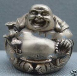 Exquisite of copper Buddha laughing Buddha Statues