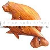 WD000003 Wood Walrus Wall Decor