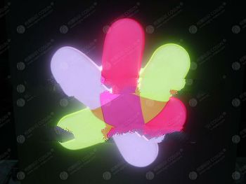 acrylic silk-screen LED logo sign