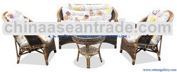 Rattan Hyacinth Copacabana Sofa Set