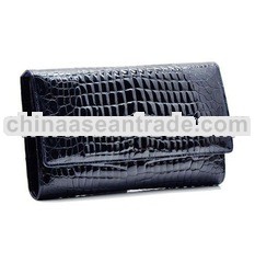 Genuine Crocodile Skin Clutch Handbag