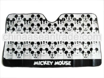 advertising AIR BUBBLE WITH ALUMINIUM FOIL front car sun shade