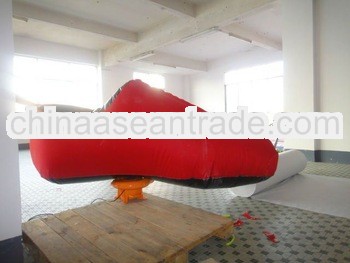 advertising big inflatable shoes with blower