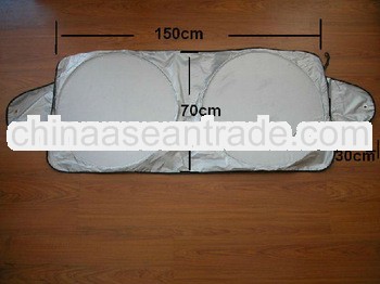 advertising double ring/Double circle snow car sun shade