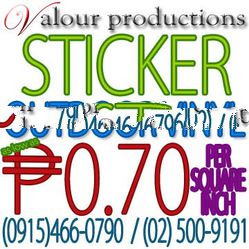 OUTDOOR VINYL STICKER PRINTING