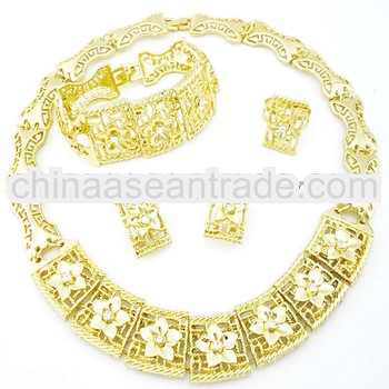 african 24K jewelry sets bridal party jewelry sets rhinestone jewelry