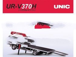 UNIC High-Outrigger Crane