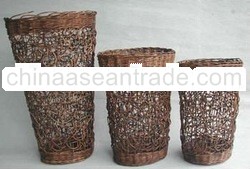 Rattan Garden Baskets