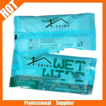 airlaid paper screen & glass cleaning wet wipes