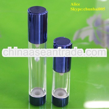 airless empty lotion bottles with pump 20ml for sales