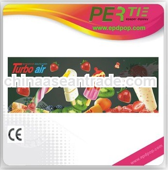 aluminium board stand e-paper display for POP decca advertisement