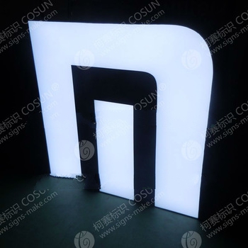 aluminum box letters