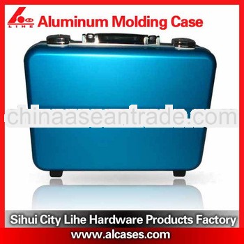 aluminum briefcase portfolio inside cutting foam