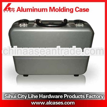 aluminum mens designer briefcases with silver handle