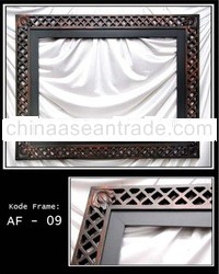 wooden frame for photo wall