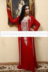 BEAUTY KAFTAN - LONG PREMIUM SWAROSZKY (RED)