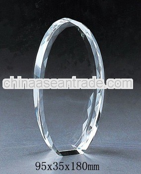 arrival crystal awards paperweight with engraved for crystal trophy and award (R-0280)