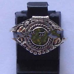 Bali Silver Poison Ring R003