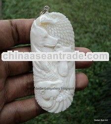 Group of Animals Ox Bone Pendant