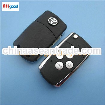 auto keys for Toyota 4 buttons flip modified key shell