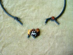 Handmade Necklace Made Of Ebony Wood