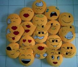 Emoticon Pillow