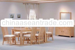 Solid Wood Dining Set - T&L ANVIL (1+6)