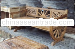 Bench ox recycled wood