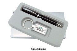 Christmas_New Year Business Gift Set_Metal Pen & Keychain