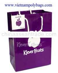 Custom made paper shopping bag