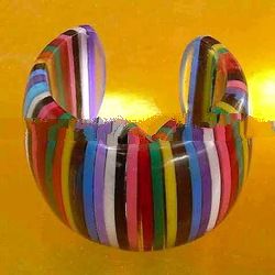 "C" stripping resin bangles