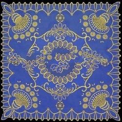 PVC 50x50cm Embroidery Tablecloth