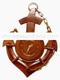 Teak wood clock ship dock