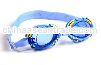 baby swimming goggles, siamesed style with gasket and strap, wholesale swim goggles